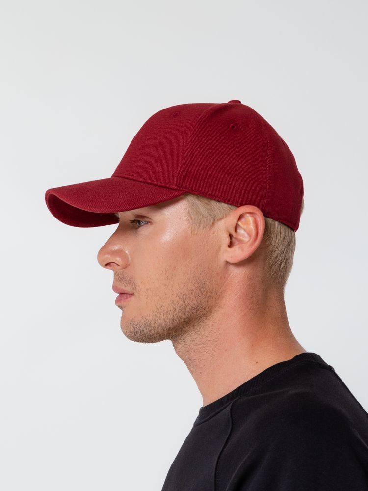 Бейсболка Hillside, бордовая / Миниатюра WWW (1000)