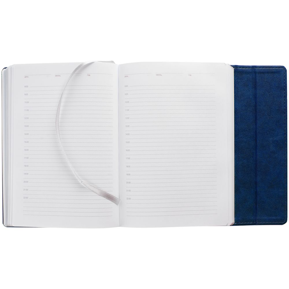 Ежедневник Flap, недатированный, синий / Миниатюра WWW (1000)