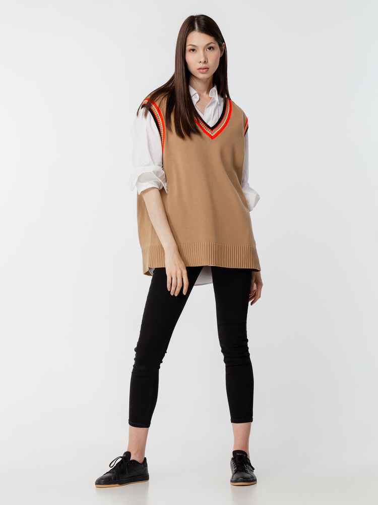 Жилет оверсайз унисекс Cornell в сумке, бежевый / Миниатюра WWW (1000)