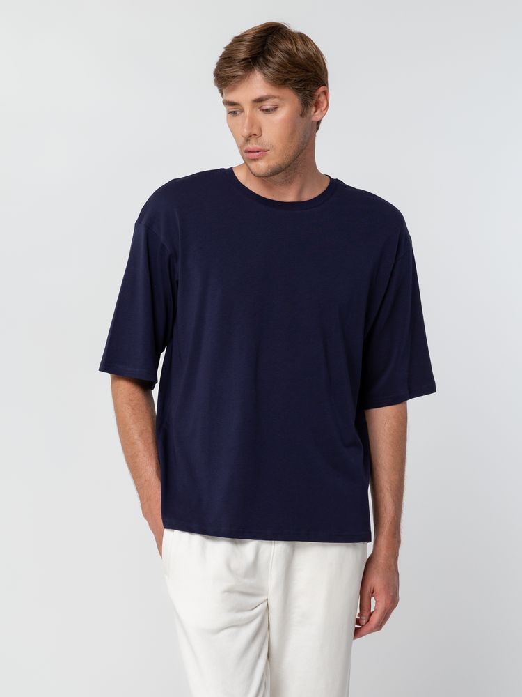 Футболка унисекс оверсайз Street Vibes, темно-синяя / Миниатюра WWW (1000)