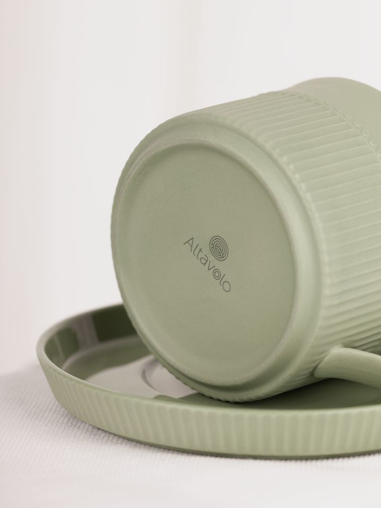 Чайная пара Pastello Moderno, зеленая / Миниатюра WWW (1000)