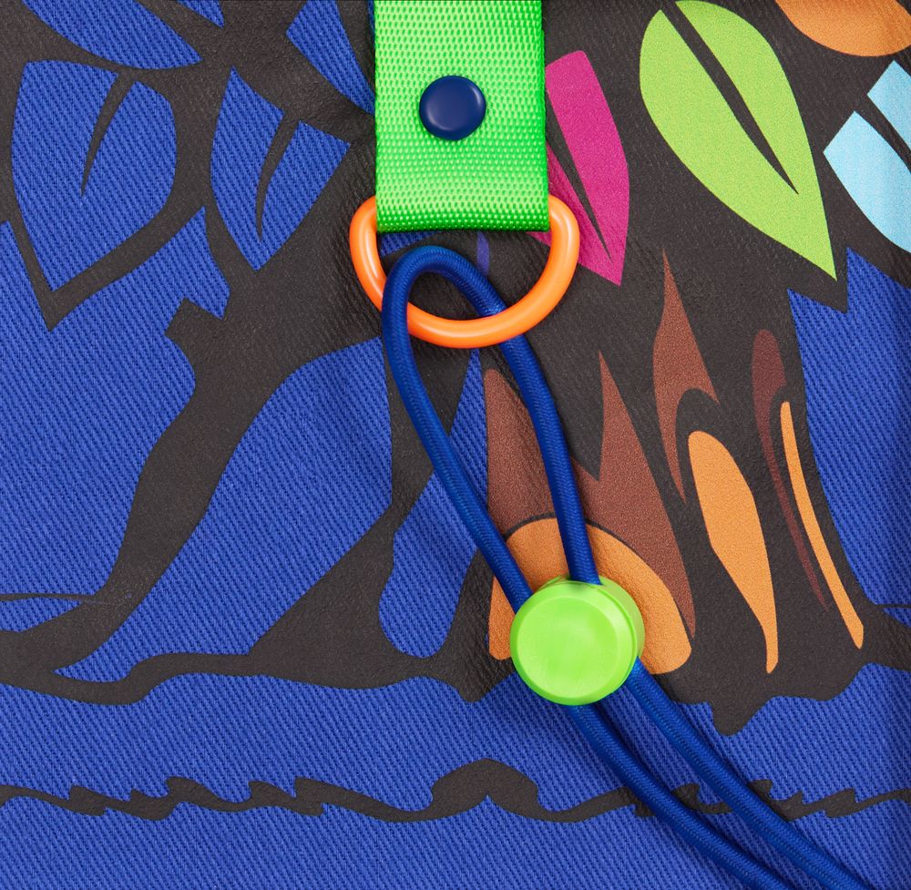 Двойной фиксатор для шнура Brоgy, зеленый неон / Миниатюра нанесения (1000)