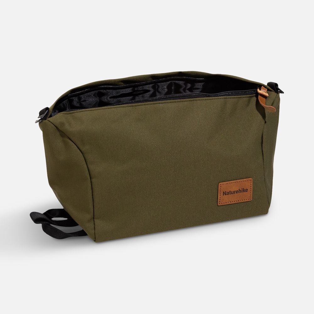 Косметичка дорожная XS01, зеленая / Миниатюра WWW (1000)