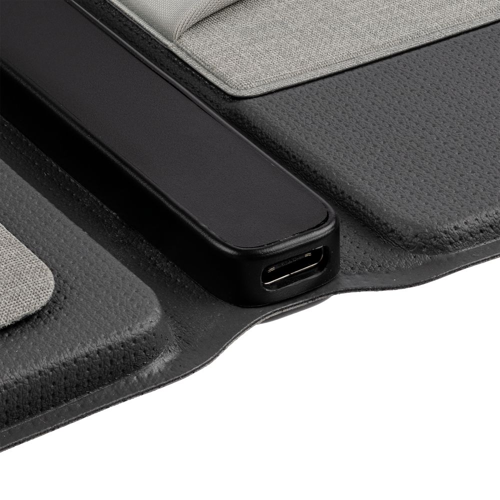 Дорожный органайзер с аккумулятором Oiro, серый / Миниатюра WWW (1000)