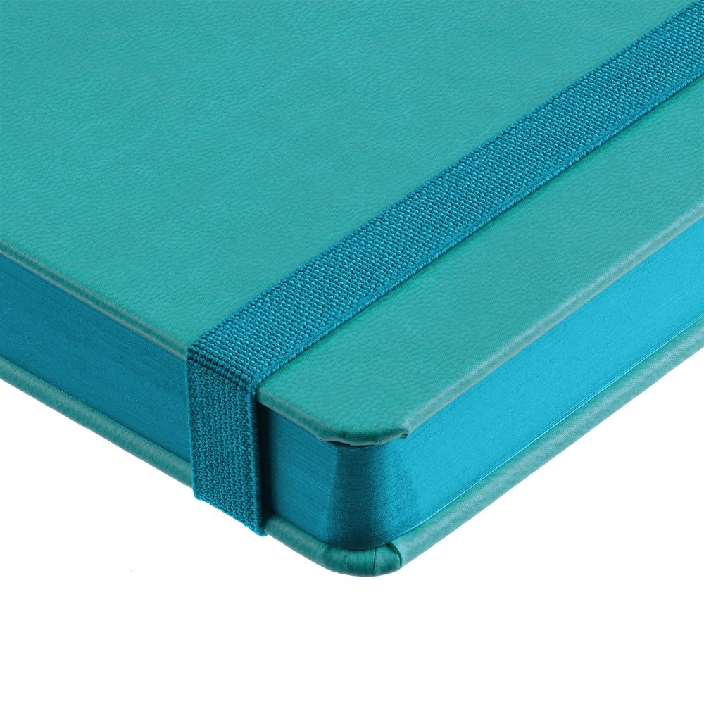 Ежедневник New Factor Metal, бирюзовый / Миниатюра WWW (1000)