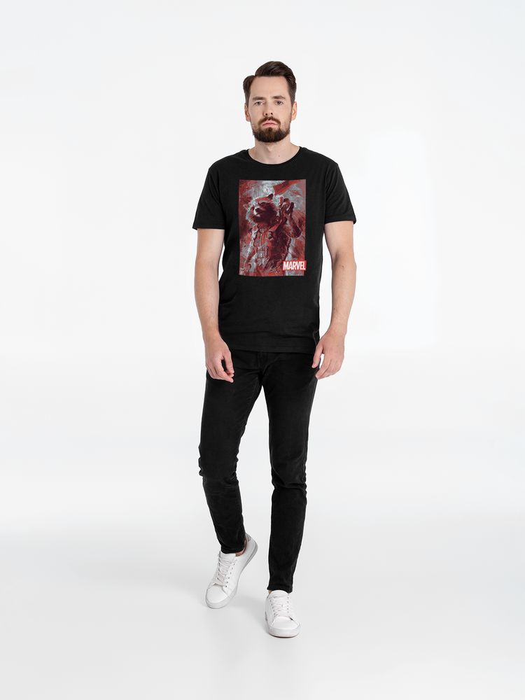 Футболка Rocket Raccoon, черная / Миниатюра WWW (1000)