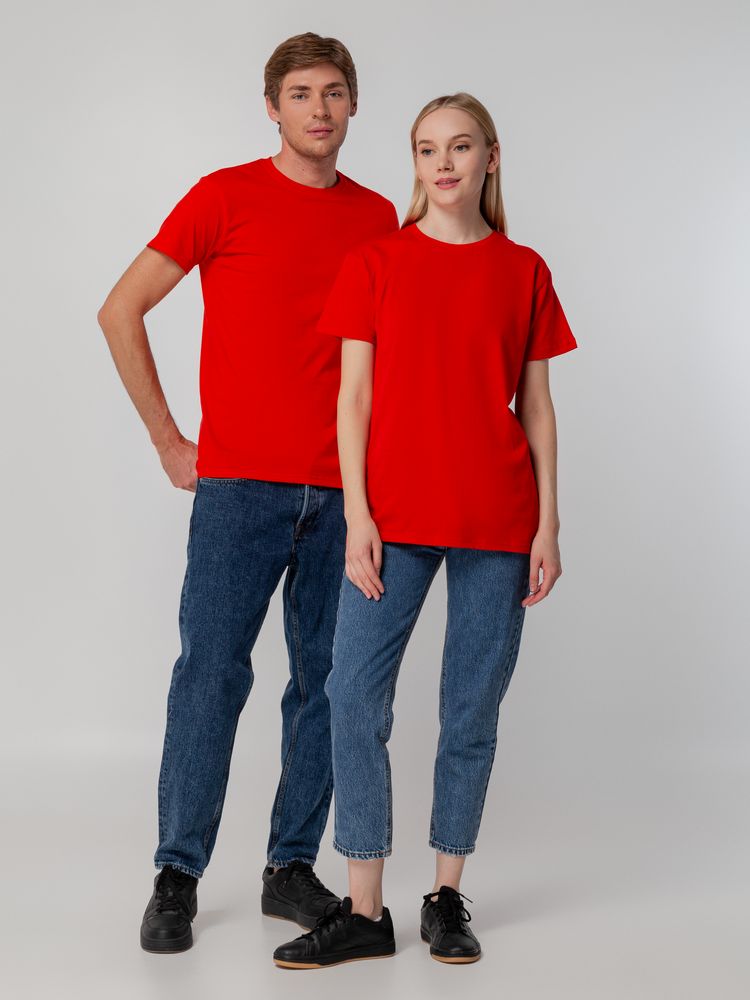 Футболка унисекс T-bolka 140, красная / Миниатюра WWW (1000)