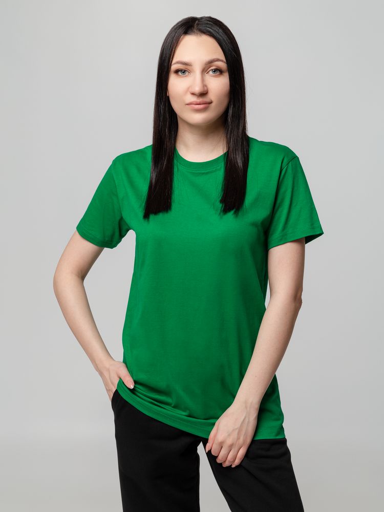 Футболка унисекс T-bolka 140, темно-зеленая / Миниатюра WWW (1000)