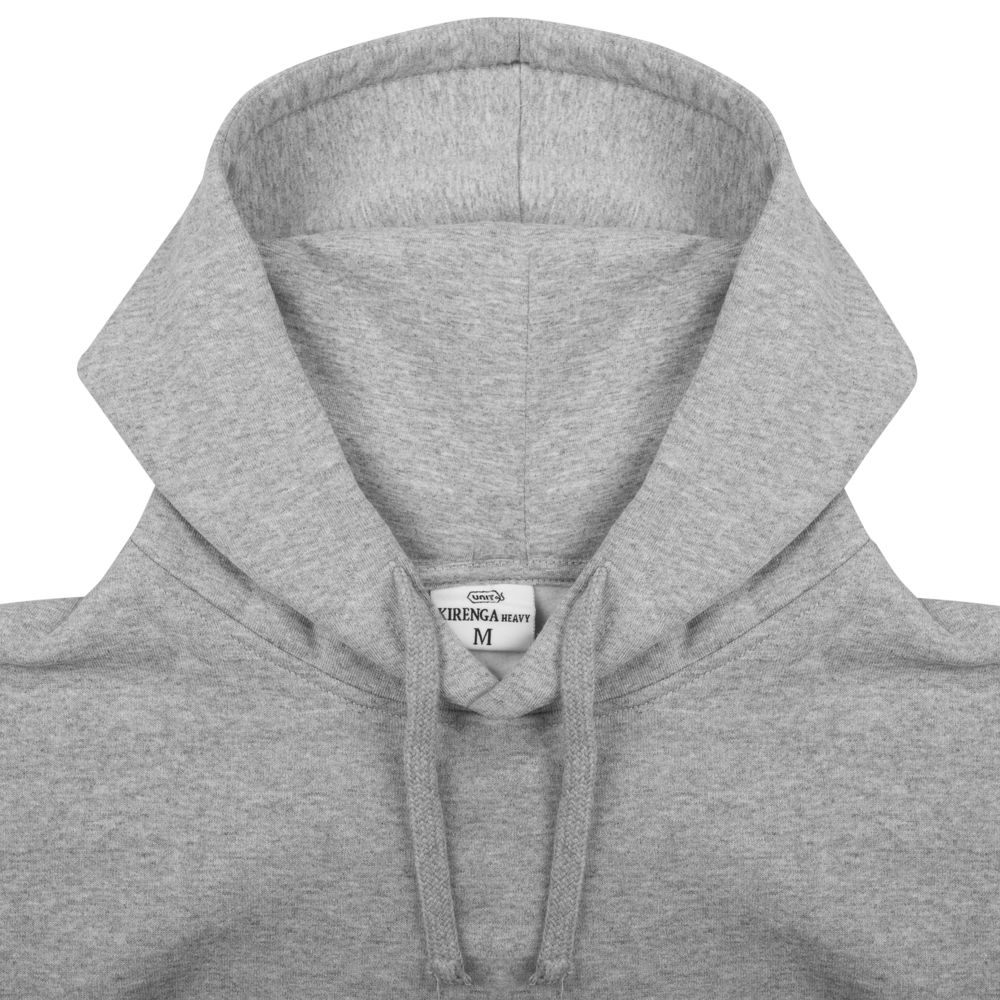 Толстовка с капюшоном Unit Kirenga Heavy, серый меланж / Миниатюра WWW (1000)