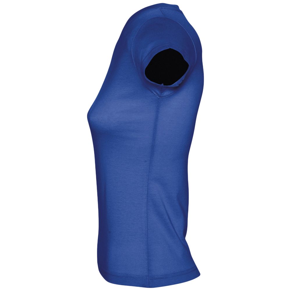 Футболка женская c V-образным вырезом Moon 150, ярко-синяя (royal) / Миниатюра WWW (1000)