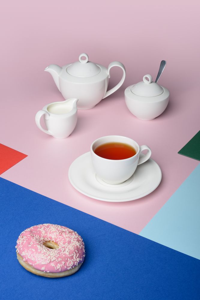 Кофейная пара Maxim Diamond для капучино, молочно-белая / Миниатюра WWW (1000)