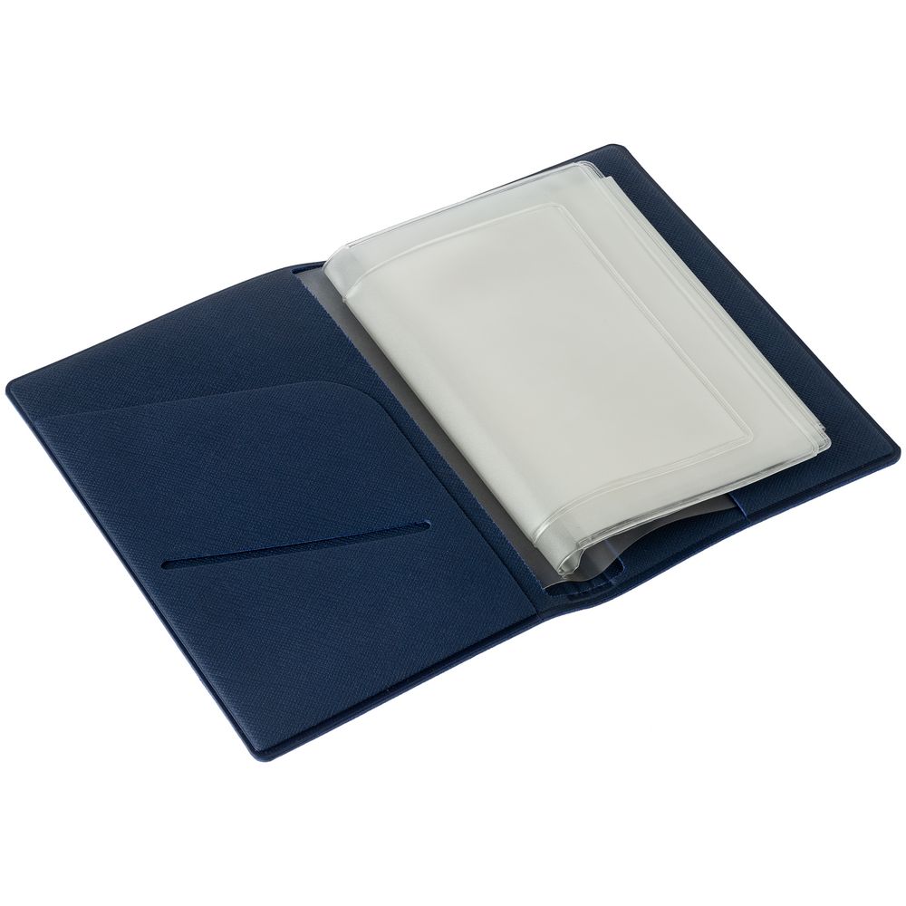 Обложка для автодокументов Devon, синяя / Миниатюра WWW (1000)