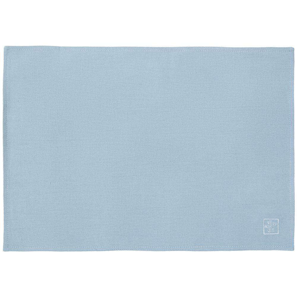 Набор Feast Mist: сервировочная салфетка и куверт, серо-голубой / Миниатюра WWW (1000)