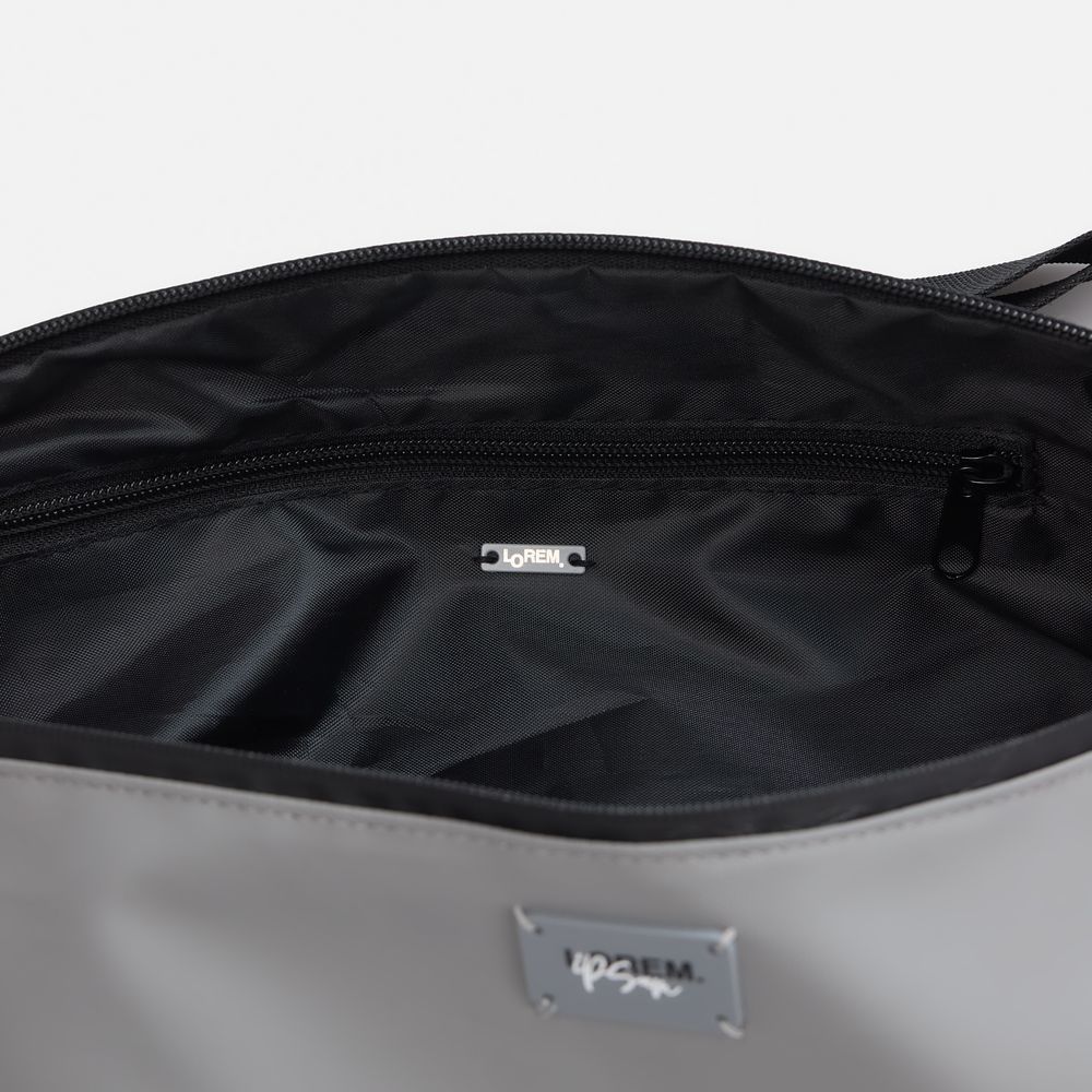 Шильдик металлический Alfa Liten, серый / Миниатюра нанесения (1000)