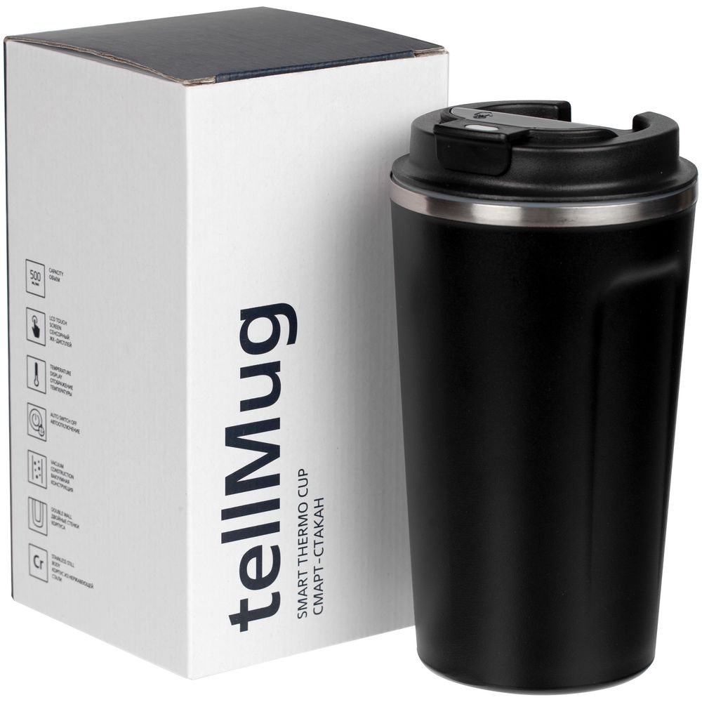 Смарт-стакан tellMug, черный / Миниатюра WWW (1000)