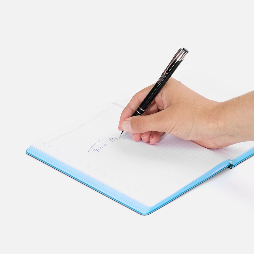 Ручка шариковая Keskus, черная / Миниатюра WWW (1000)