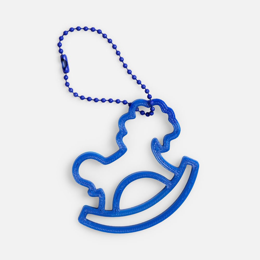 Цепочка для крепления Sharic, синяя / Миниатюра нанесения (1000)