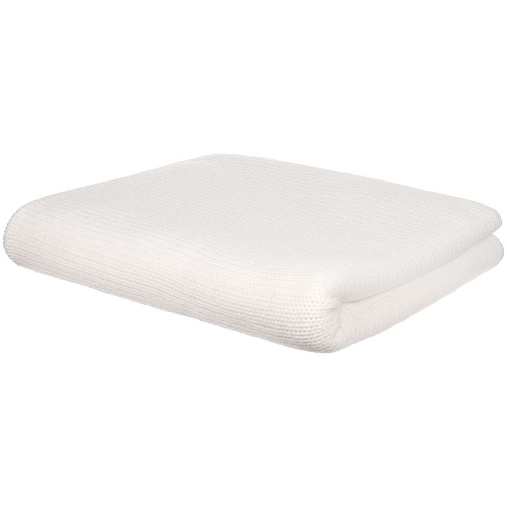 Плед Knitly, белый / Миниатюра WWW (1000)