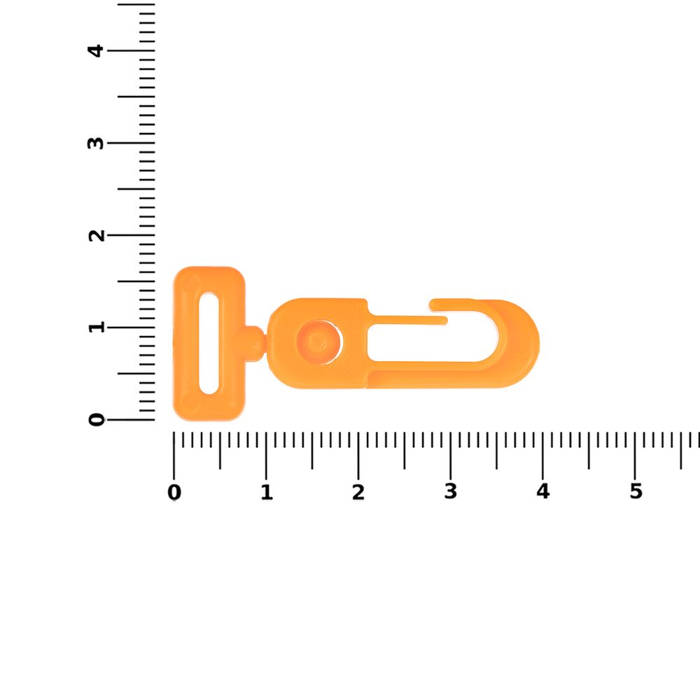 Застежка-карабин Сarabine, S, оранжевый неон / Миниатюра WWW (1000)