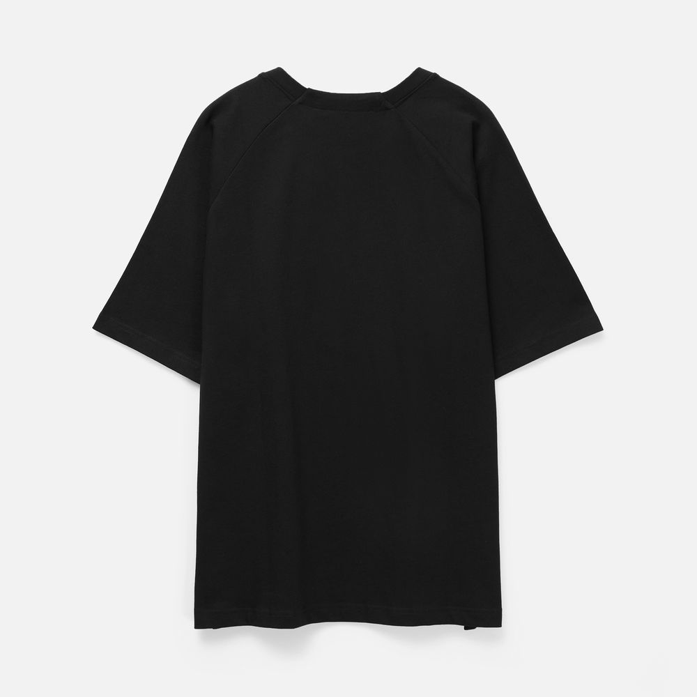 Футболка оверсайз унисекс Avenu, черная / Миниатюра WWW (1000)