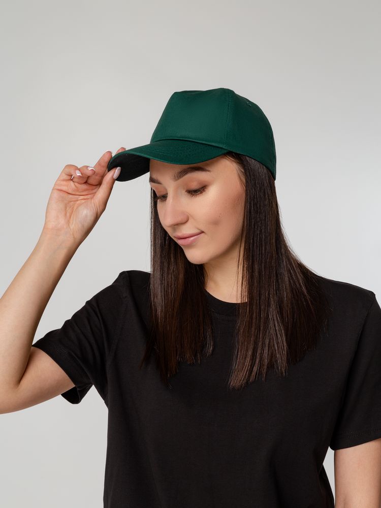 Бейсболка Unit Promo, темно-зеленая / Миниатюра WWW (1000)