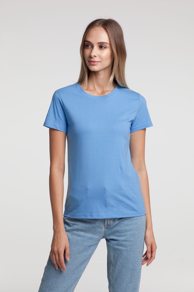 Футболка женская T-bolka Lady, голубая / Миниатюра WWW (1000)