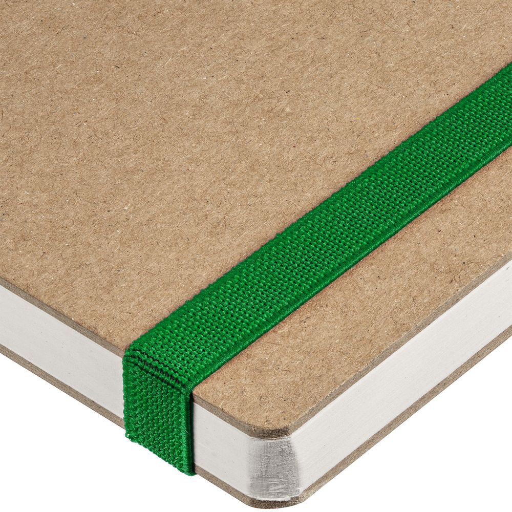 Ежедневник Eco Write Mini, недатированный, с зеленой резинкой / Миниатюра WWW (1000)