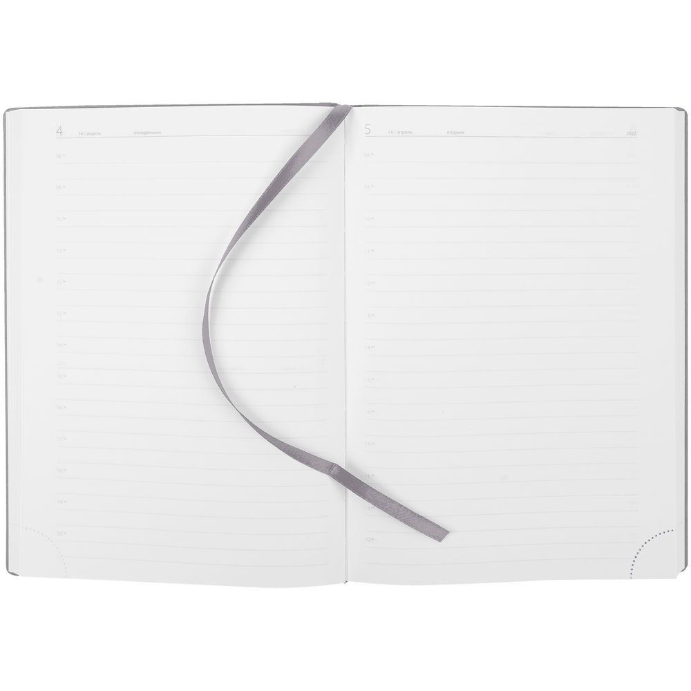 Ежедневник Time, датированный, серый / Миниатюра WWW (1000)