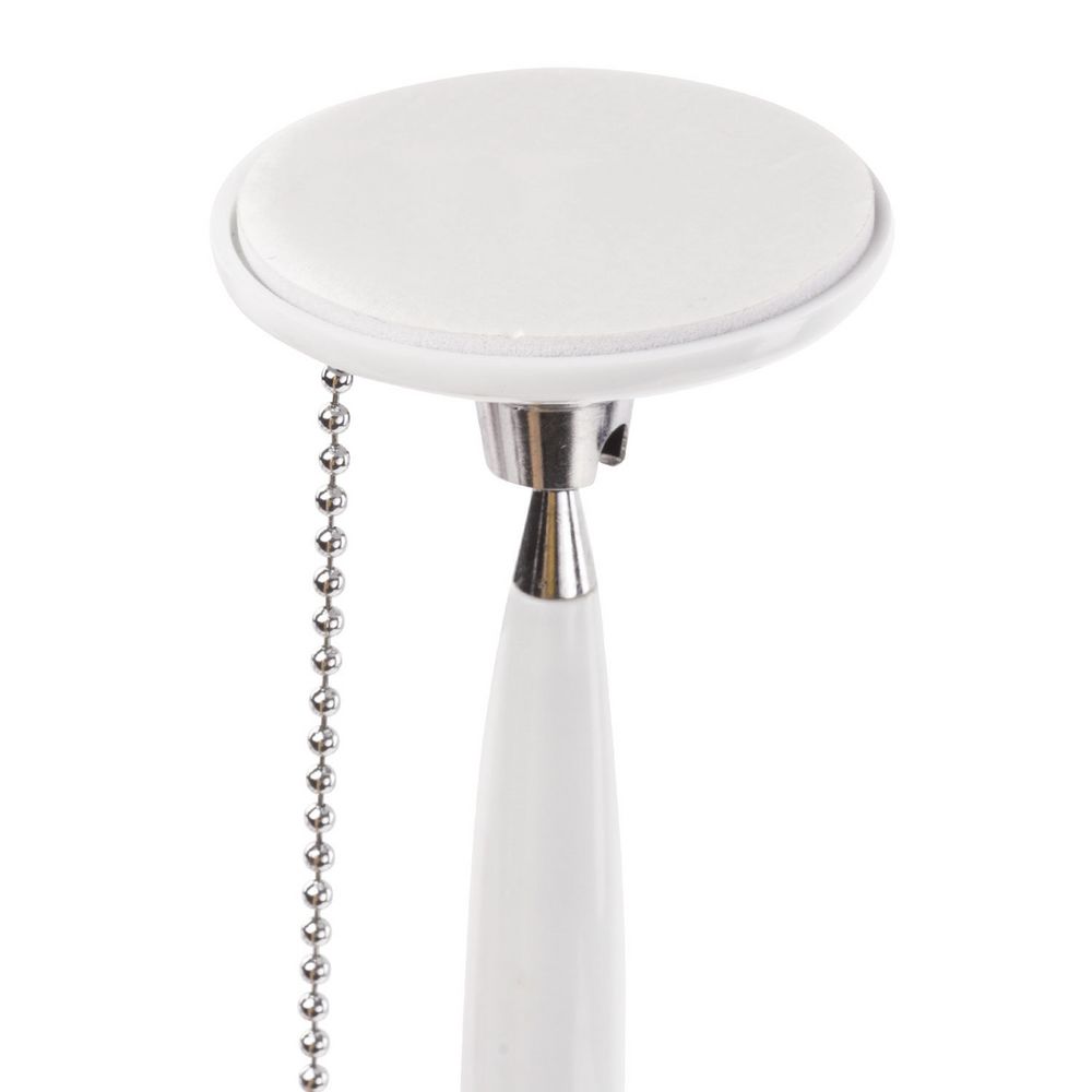 Ручка шариковая настольная Stand Pen, белая / Миниатюра WWW (1000)