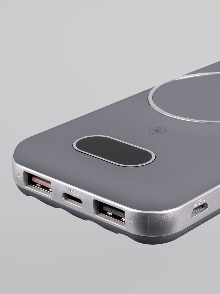 Внешний аккумулятор Omni Pro 10000 мАч, серый / Миниатюра WWW (1000)