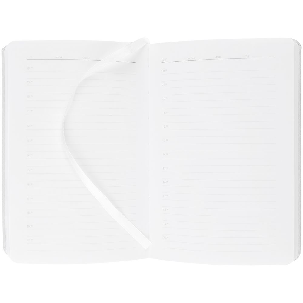Ежедневник Base Mini, недатированный, белый / Миниатюра WWW (1000)