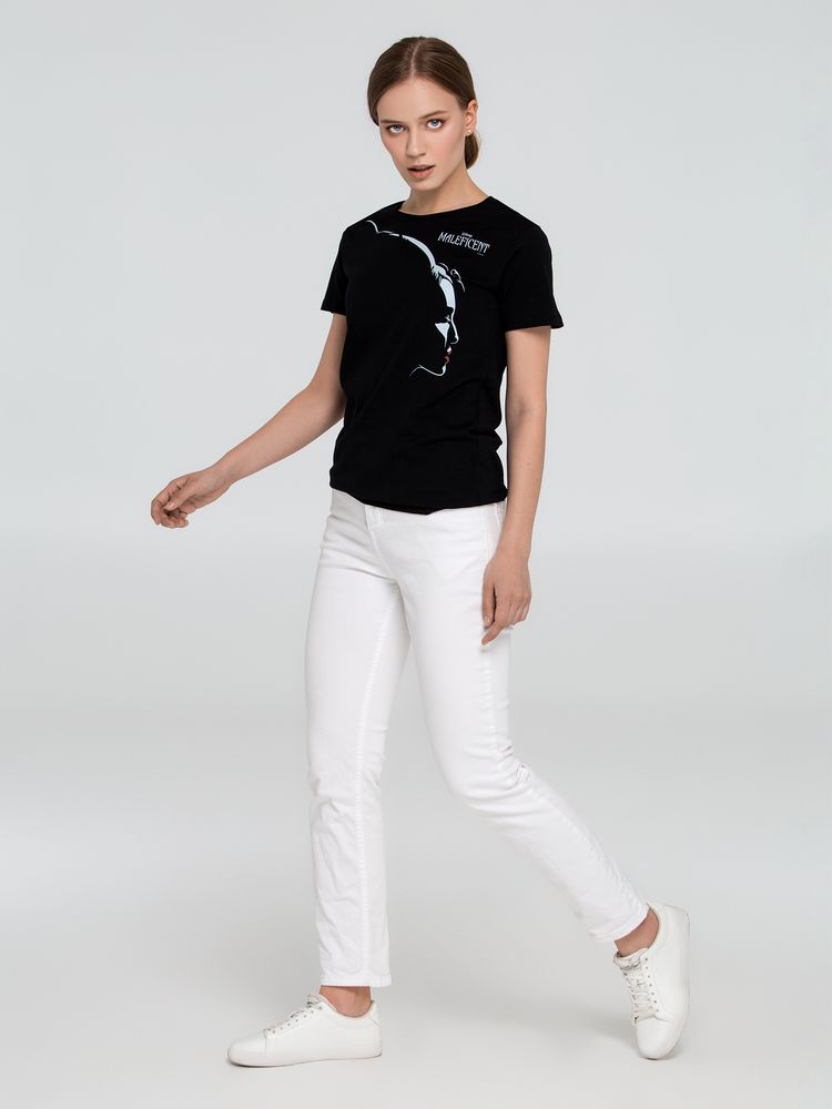 Футболка женская Maleficent Profile, черная / Миниатюра WWW (1000)