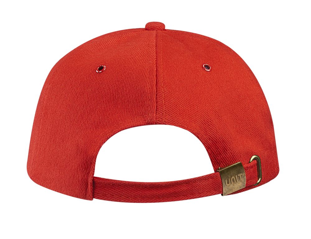 Бейсболка Unit Generic, красная с белым кантом / Миниатюра WWW (1000)