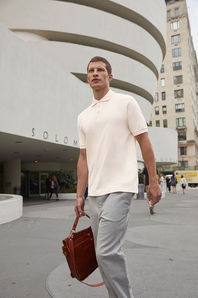 Рубашка поло Heavymill темно-синяя / Миниатюра WWW (1000)