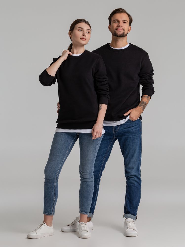 Свитшот унисекс King, черный / Миниатюра WWW (1000)