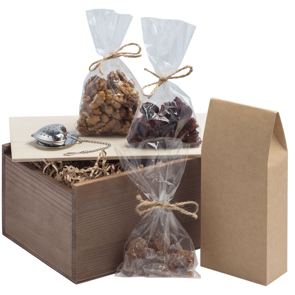 Деревянный ящик Boxy, малый, тонированный / Миниатюра WWW (1000)