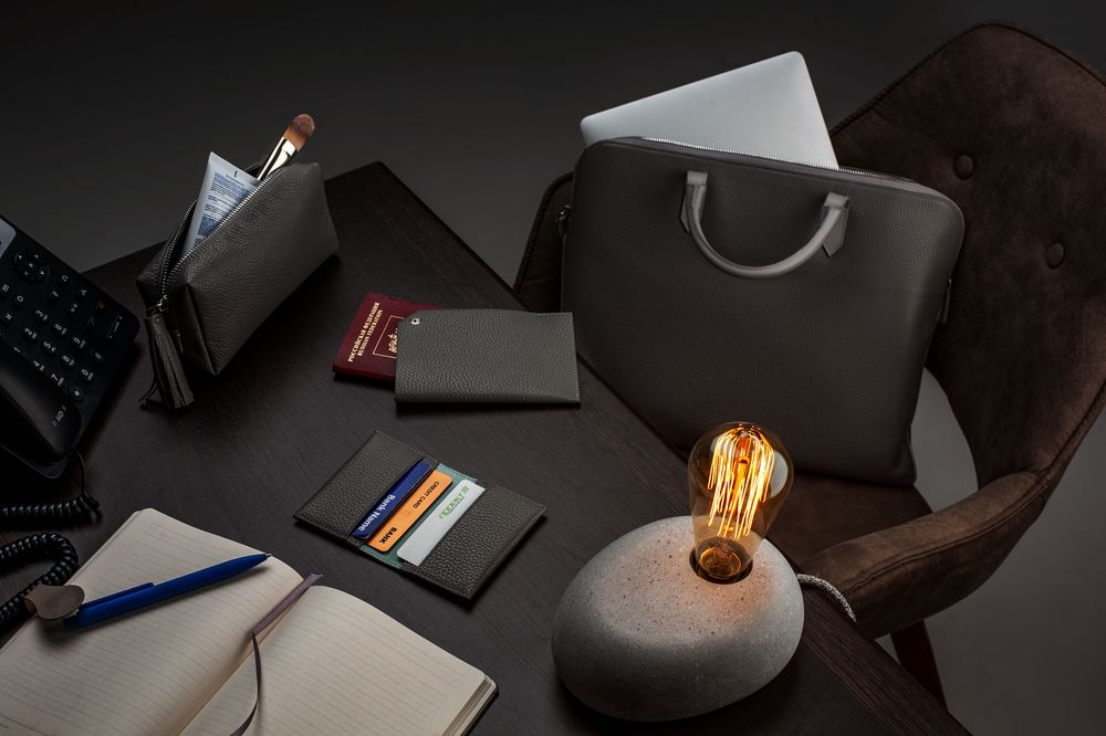 Портмоне Kelly с отделением для паспорта, серое / Миниатюра WWW (1000)