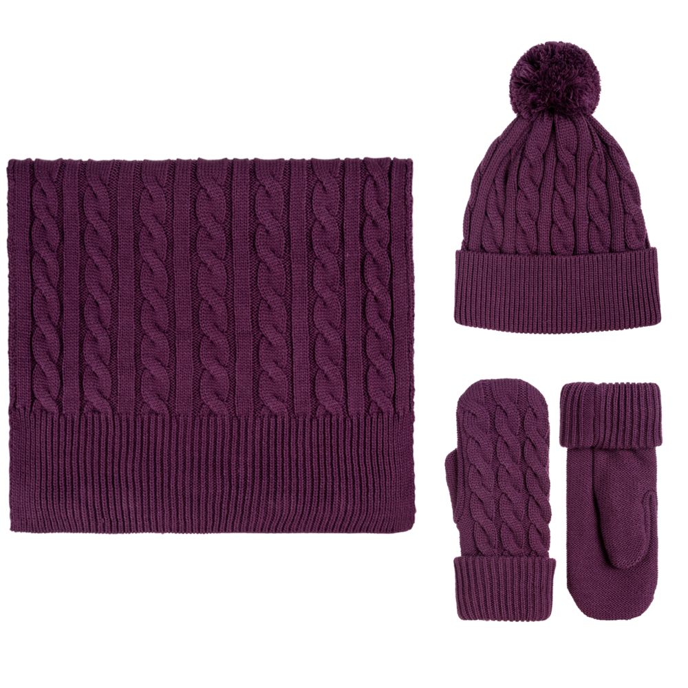 Шапка Heat Trick, баклажановая / Миниатюра WWW (1000)