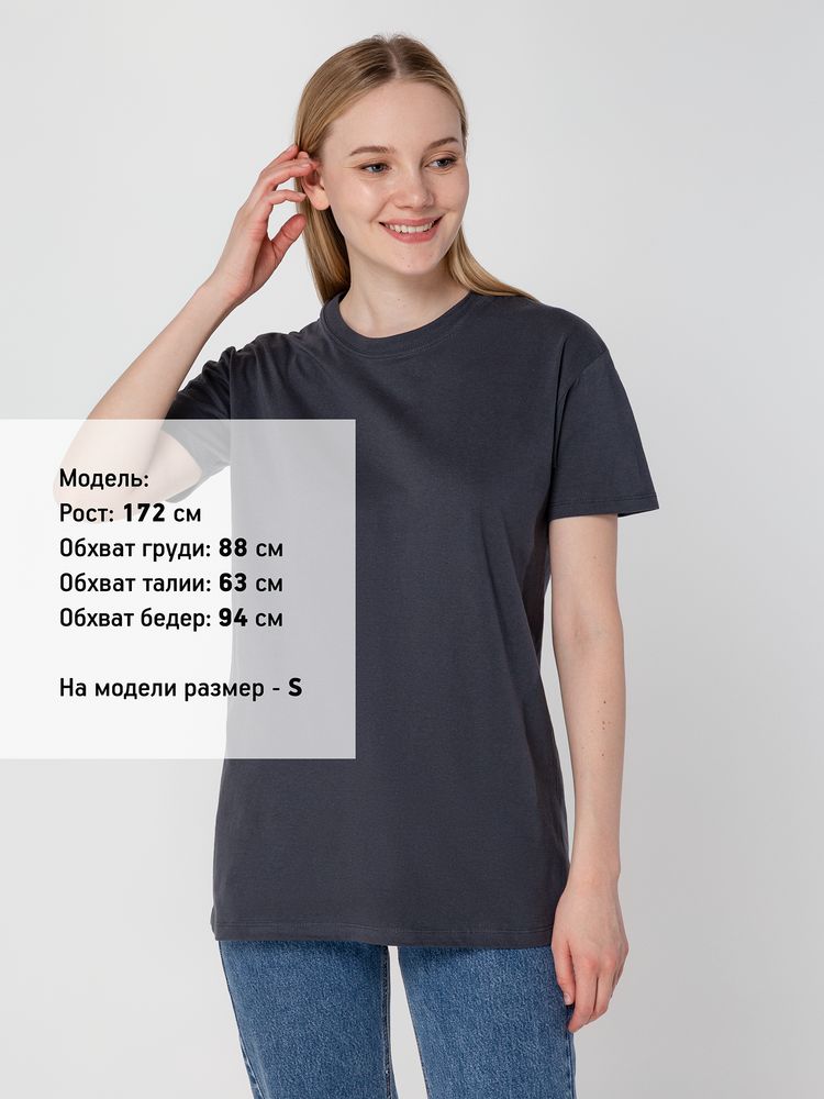 Футболка унисекс Regent 150, светло-серая / Миниатюра модельного (1000)