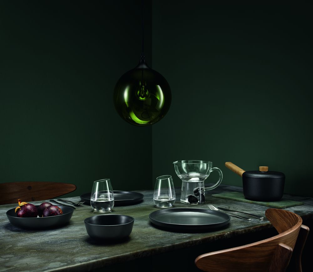 Тарелка глубокая Nordic Kitchen, черная / Миниатюра WWW (1000)