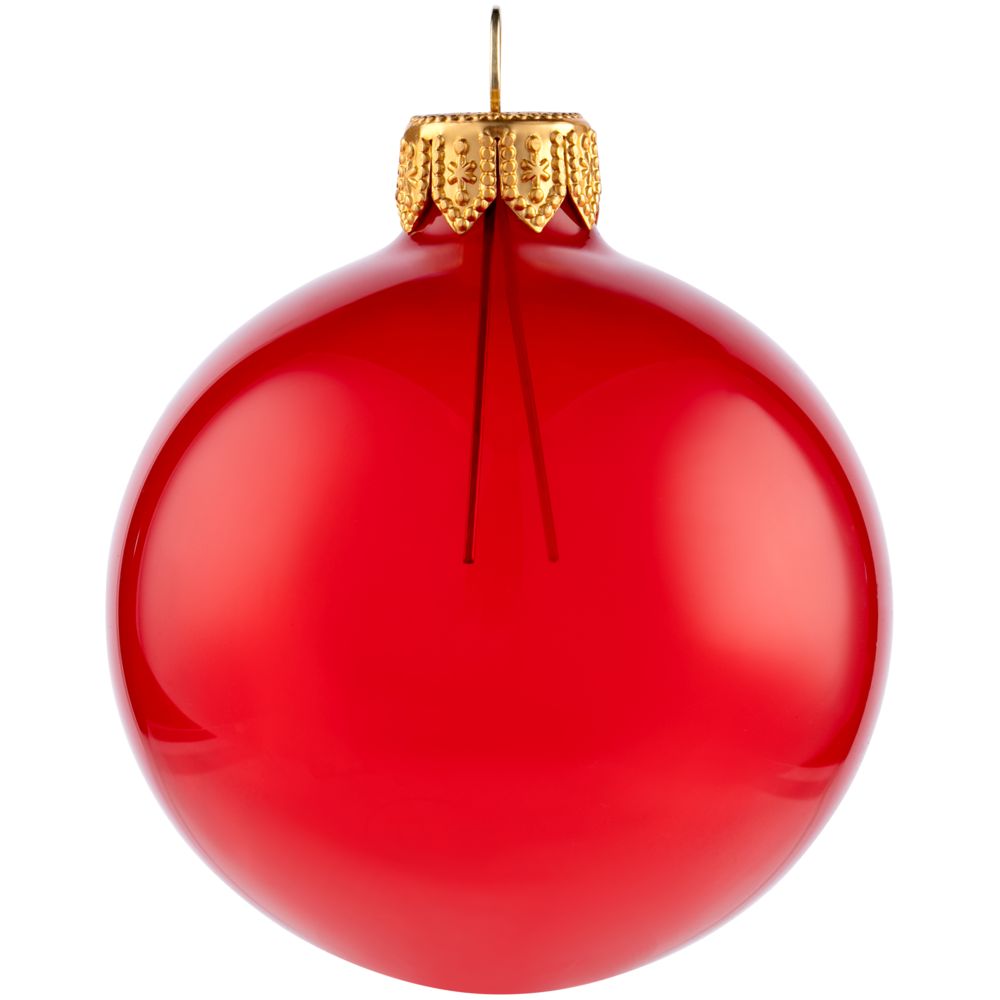 Елочный шар Gala Night в коробке, красный, 6 см / Миниатюра WWW (1000)