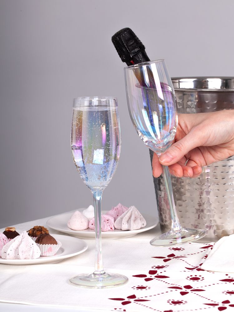 Набор из 2 бокалов для шампанского Perola / Миниатюра WWW (1000)