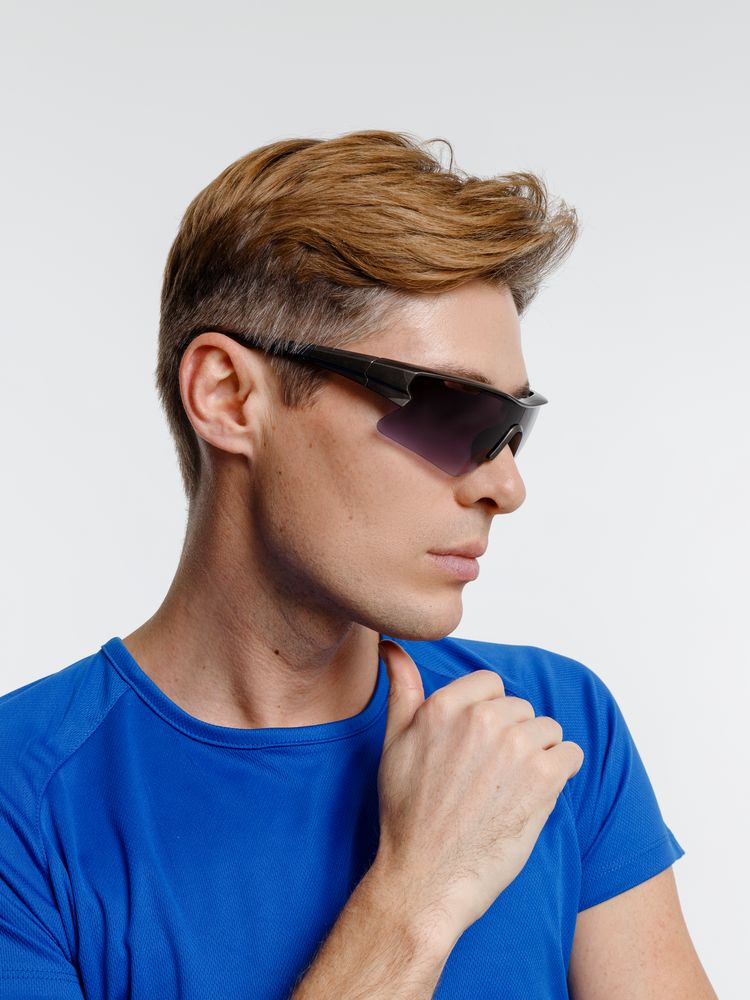 Спортивные солнцезащитные очки Fremad, черные / Миниатюра модельного (1000)