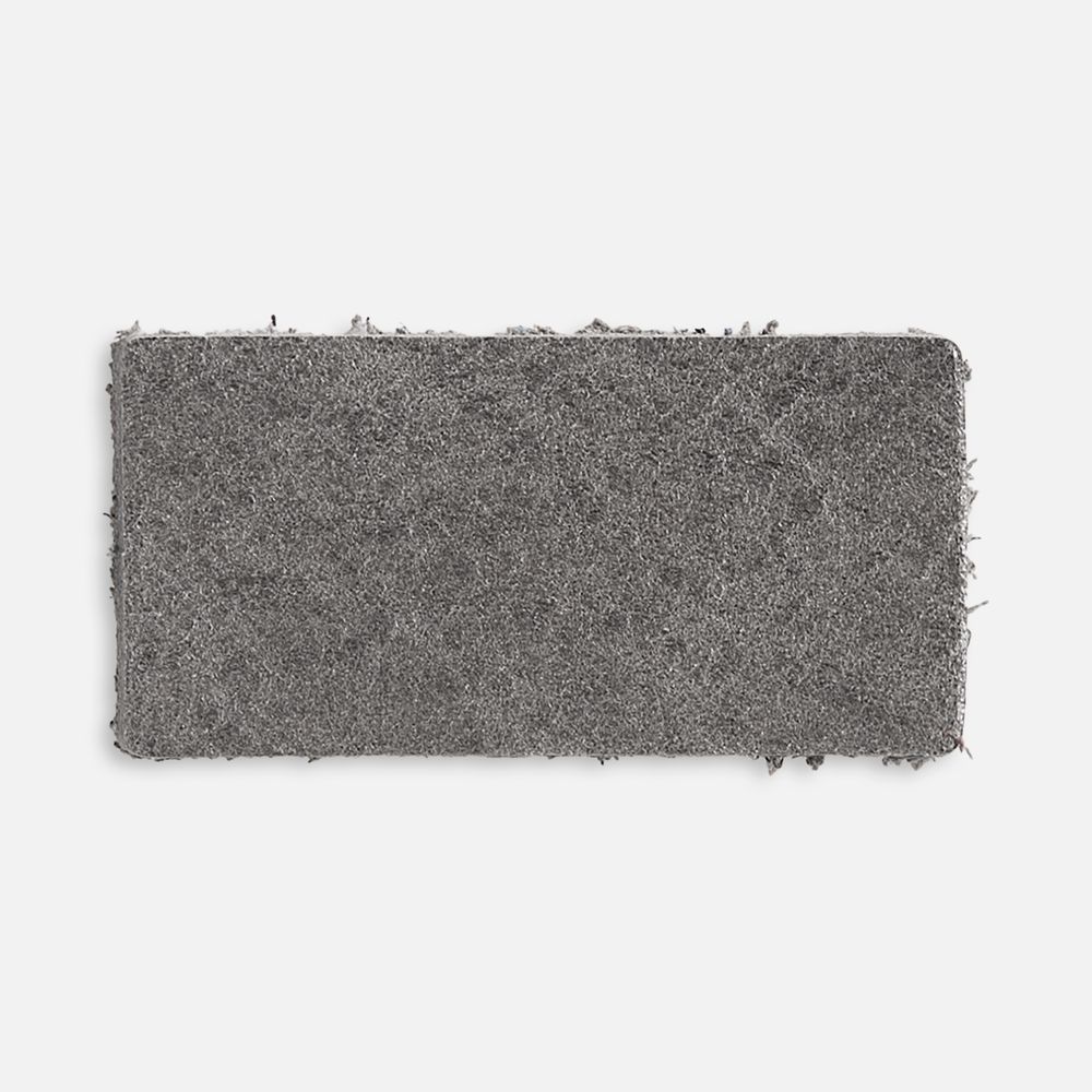 Лейбл кожаный Tuken, S, серый