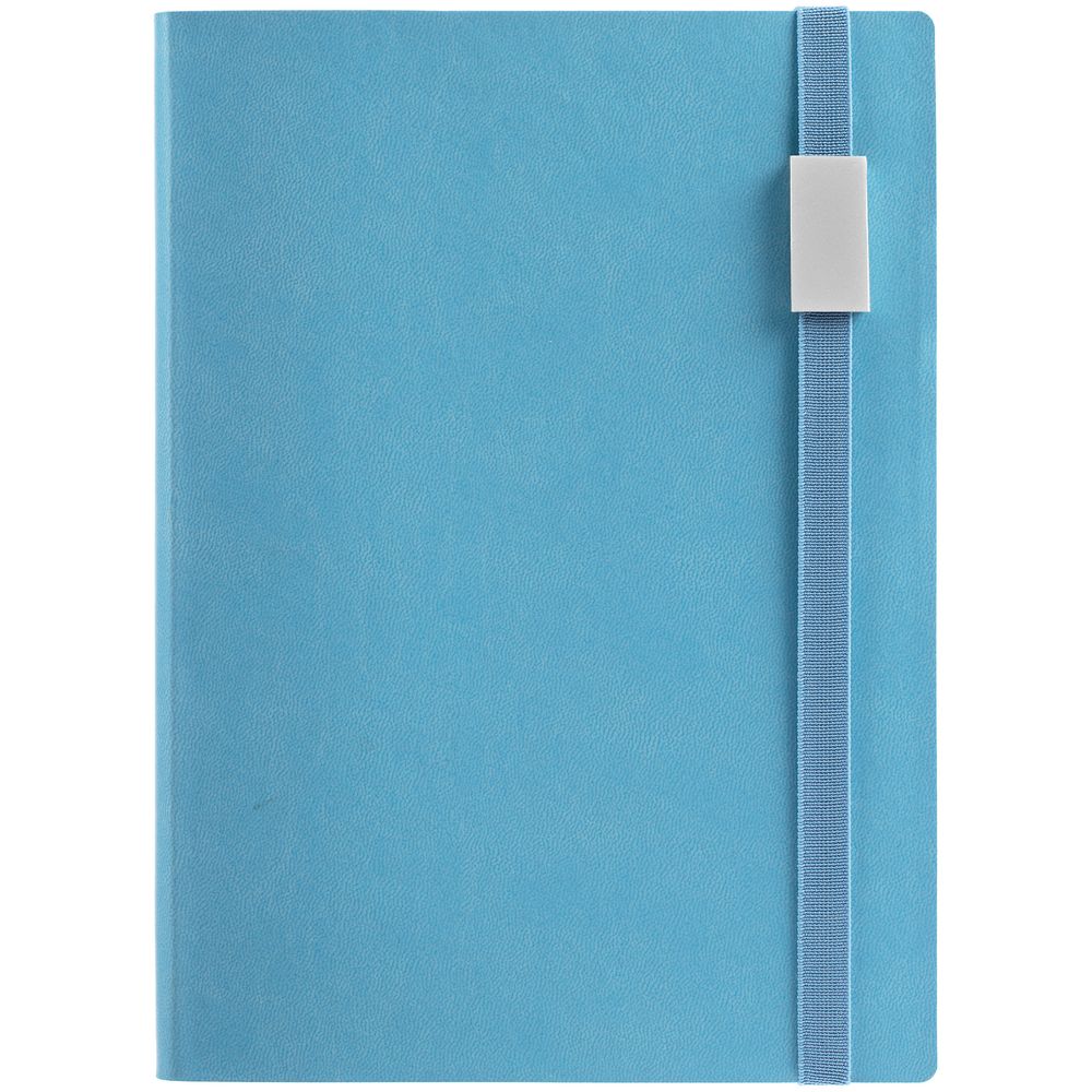 Ежедневник Vivian Metal, недатированный, голубой / Миниатюра WWW (1000)