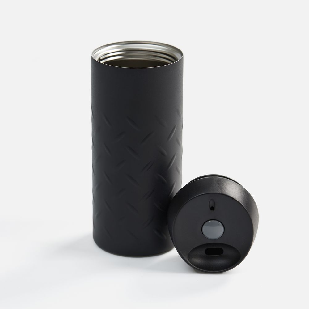 Термостакан Hard Work, черный / Миниатюра WWW (1000)