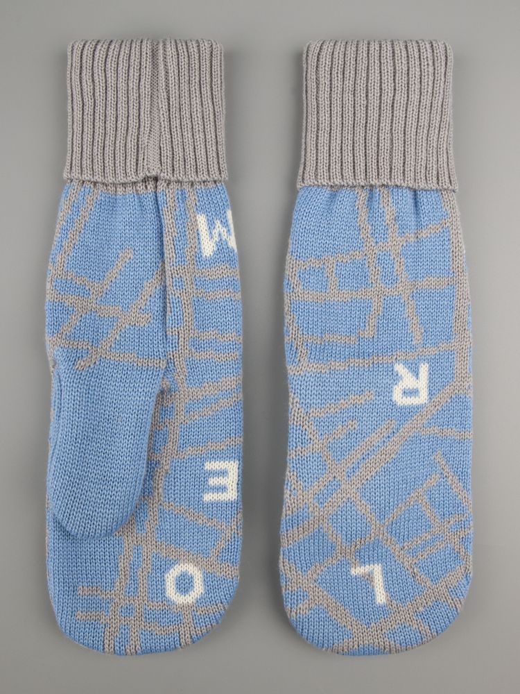 Варежки Joyful на заказ, полушерсть / Миниатюра WWW (1000)