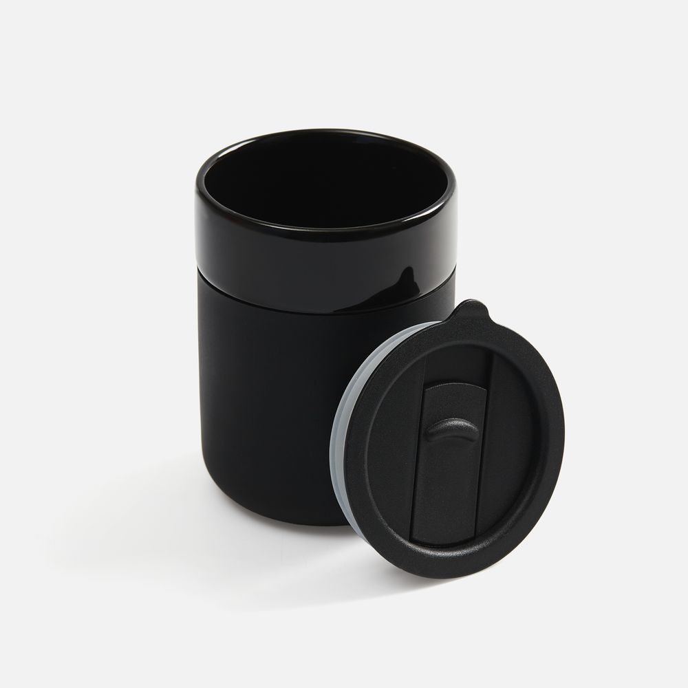 Кружка Nabo с силиконовым держателем, черная / Миниатюра WWW (1000)