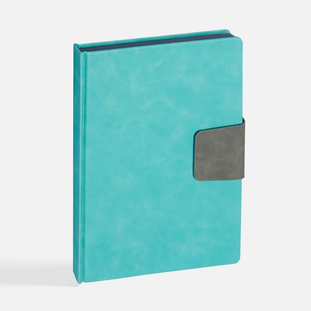 Ежедневник Grande Strap на заказ, датированный, бирюзовый / Миниатюра WWW (1000)