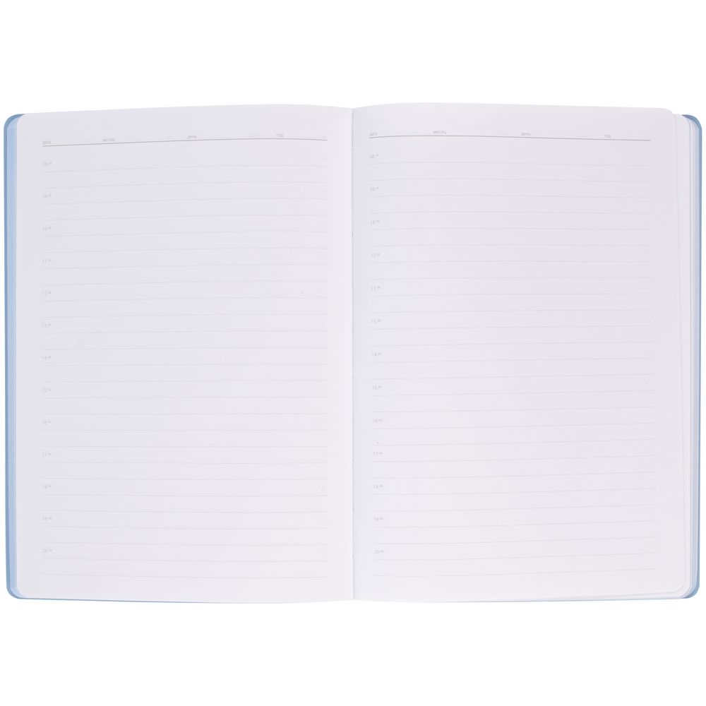 Ежедневник Flexpen Shall, недатированный, голубой / Миниатюра WWW (1000)